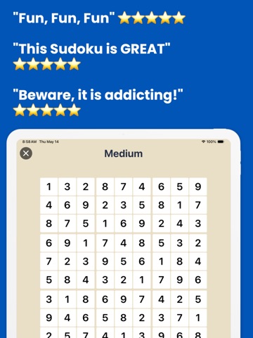 Sudoku Puzzle World iPad screenshot