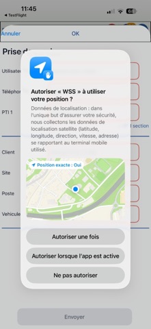 WSS iPhone screenshot