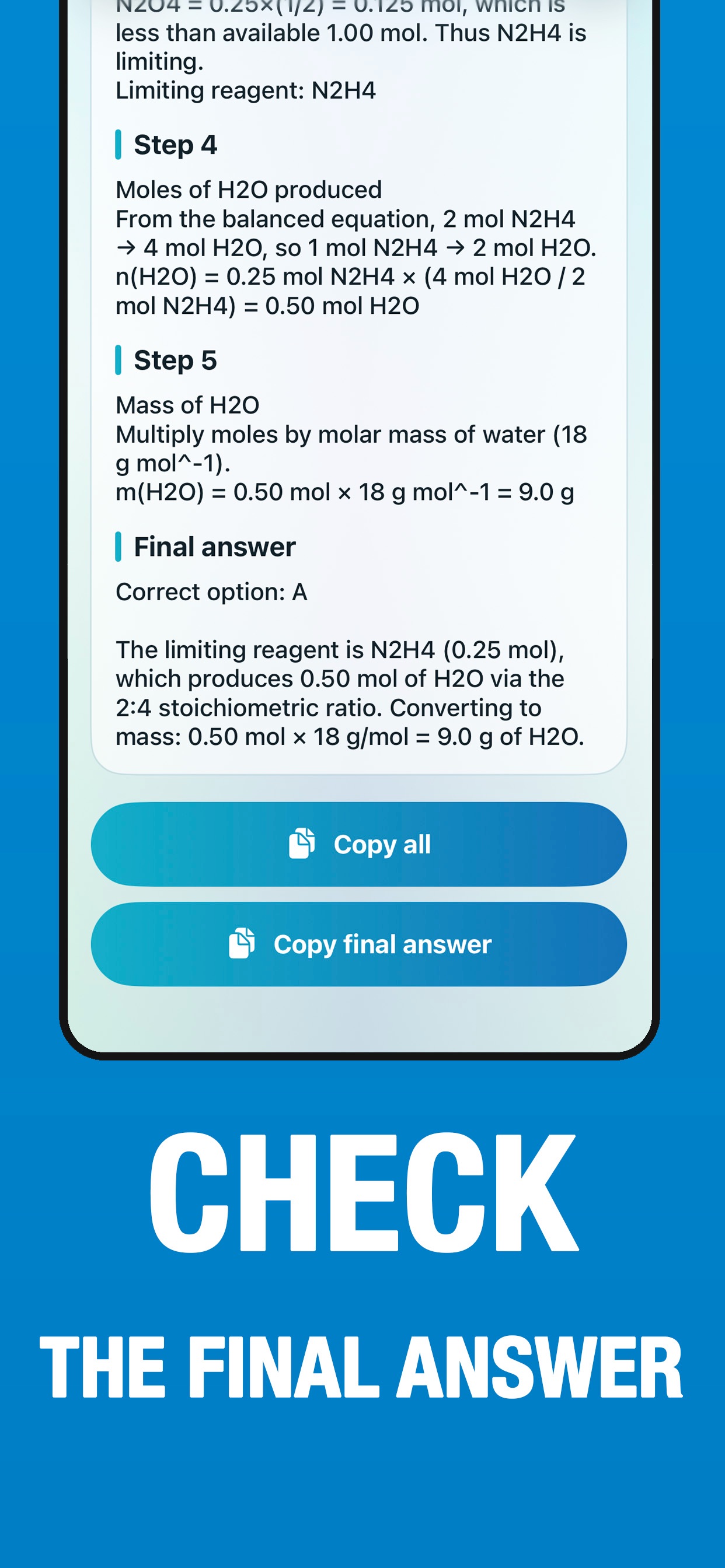 Screenshot 3 of Chemistry Solver - AI Help