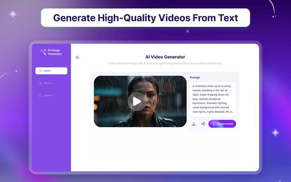 #3. AI Image & Video Generator App (macOS) Ved: Furqan Hussain