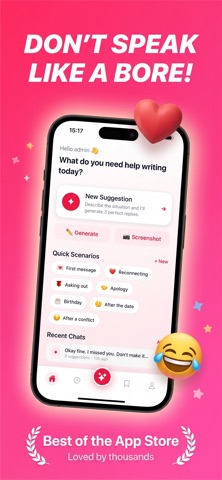 Whisper AI – Flirt Assistant Screenshot 1 of 4