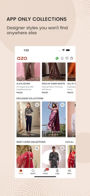 Aza Fashions Designer Clothing screenshot 1