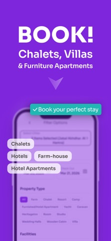 Masarrah: Chalets & Apartments iPhone screenshot