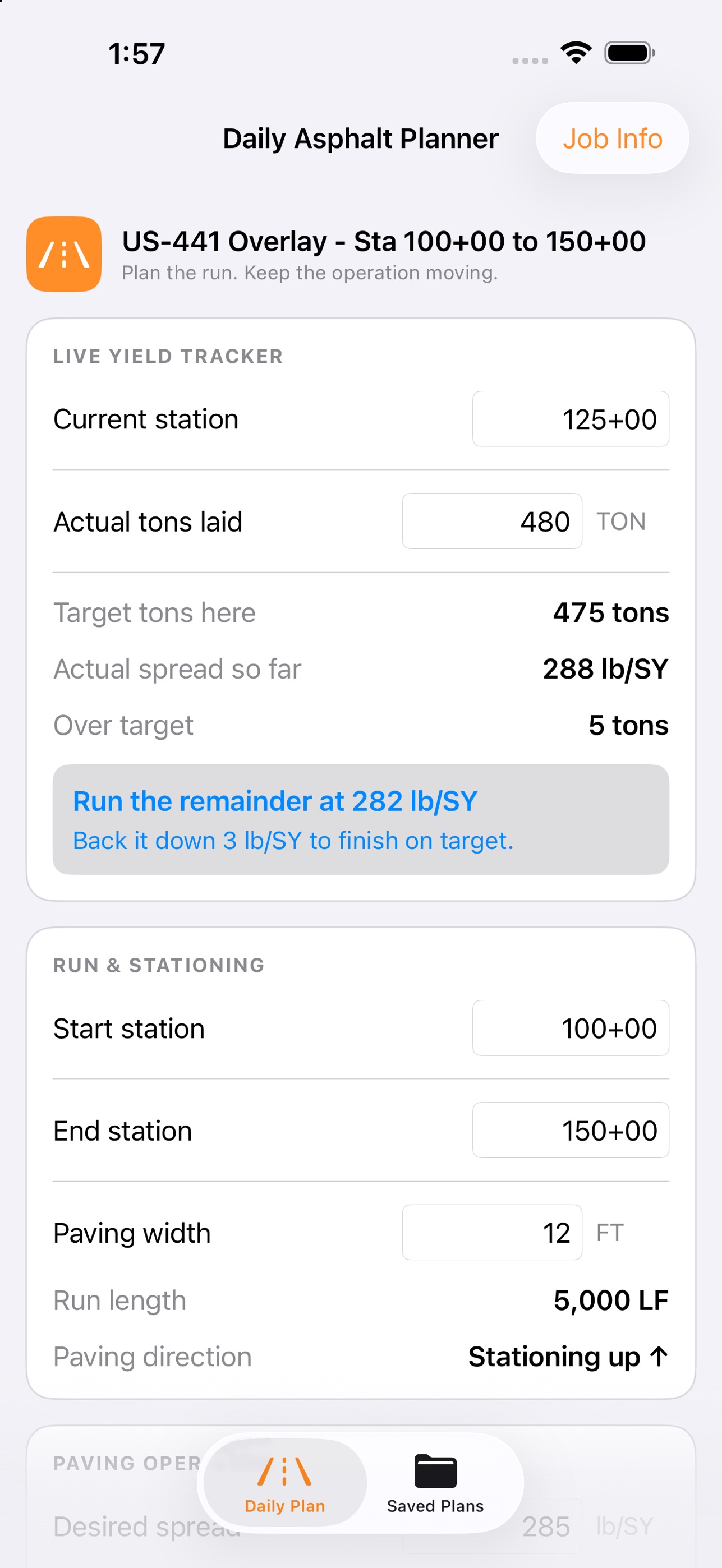 Screenshot 5 of Mainline: Asphalt Planner