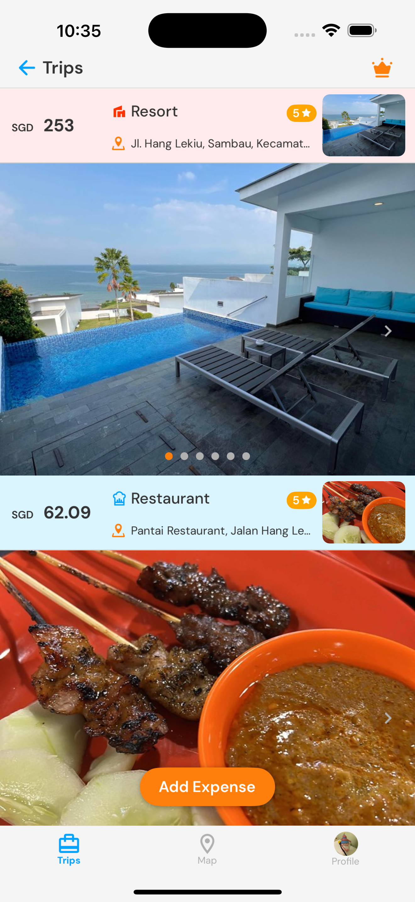 Travel Diary: Budget App