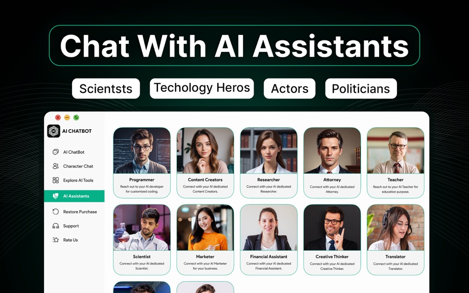 #5. AI Chatbot: Ask GPT Assistant (macOS) Przez: Mamoona Yasin