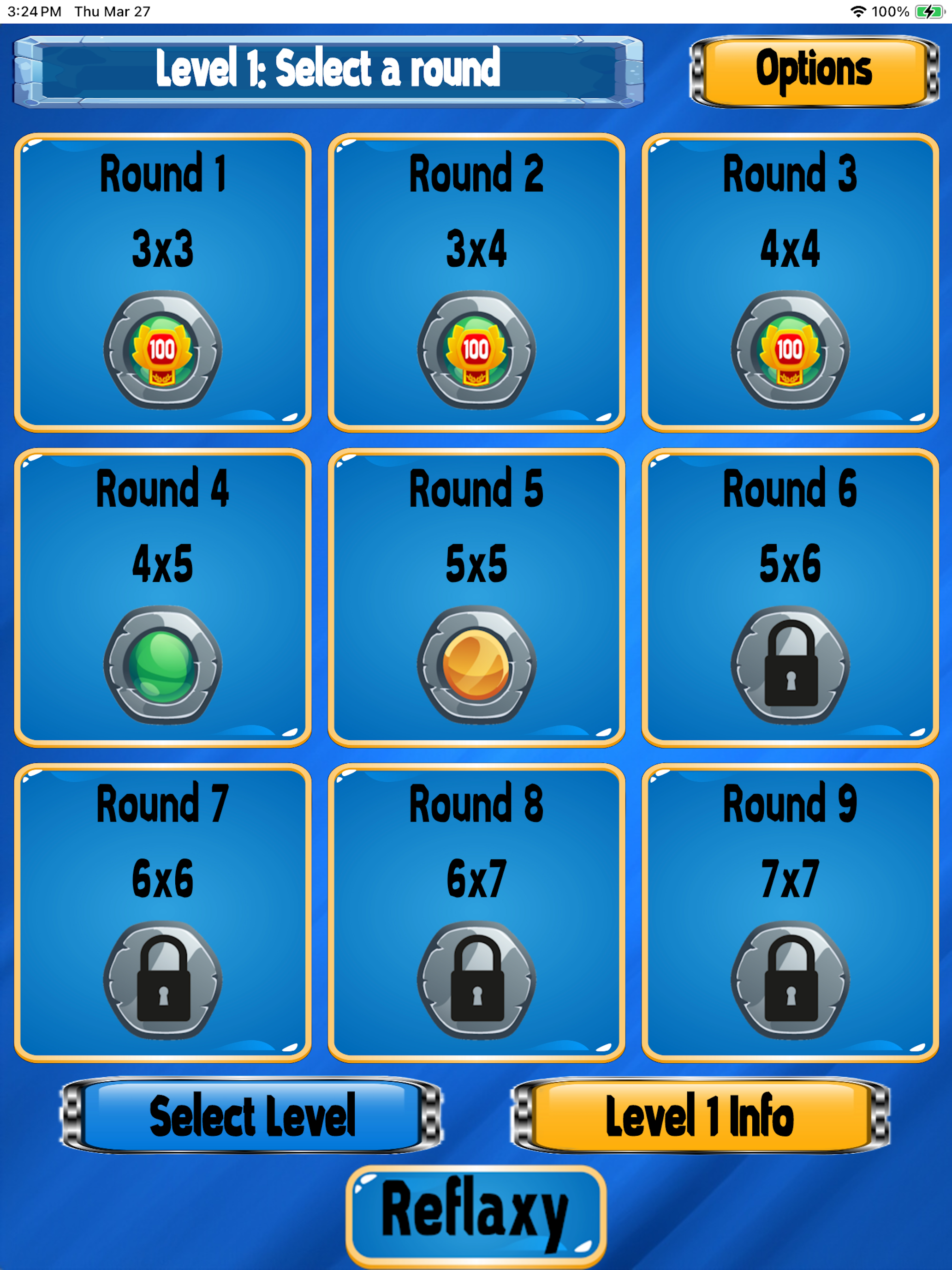 Reflaxy - Reflex Reaction Game