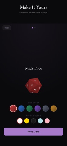 Dating Throw: Couples D20 Game Screenshot 2 of 5