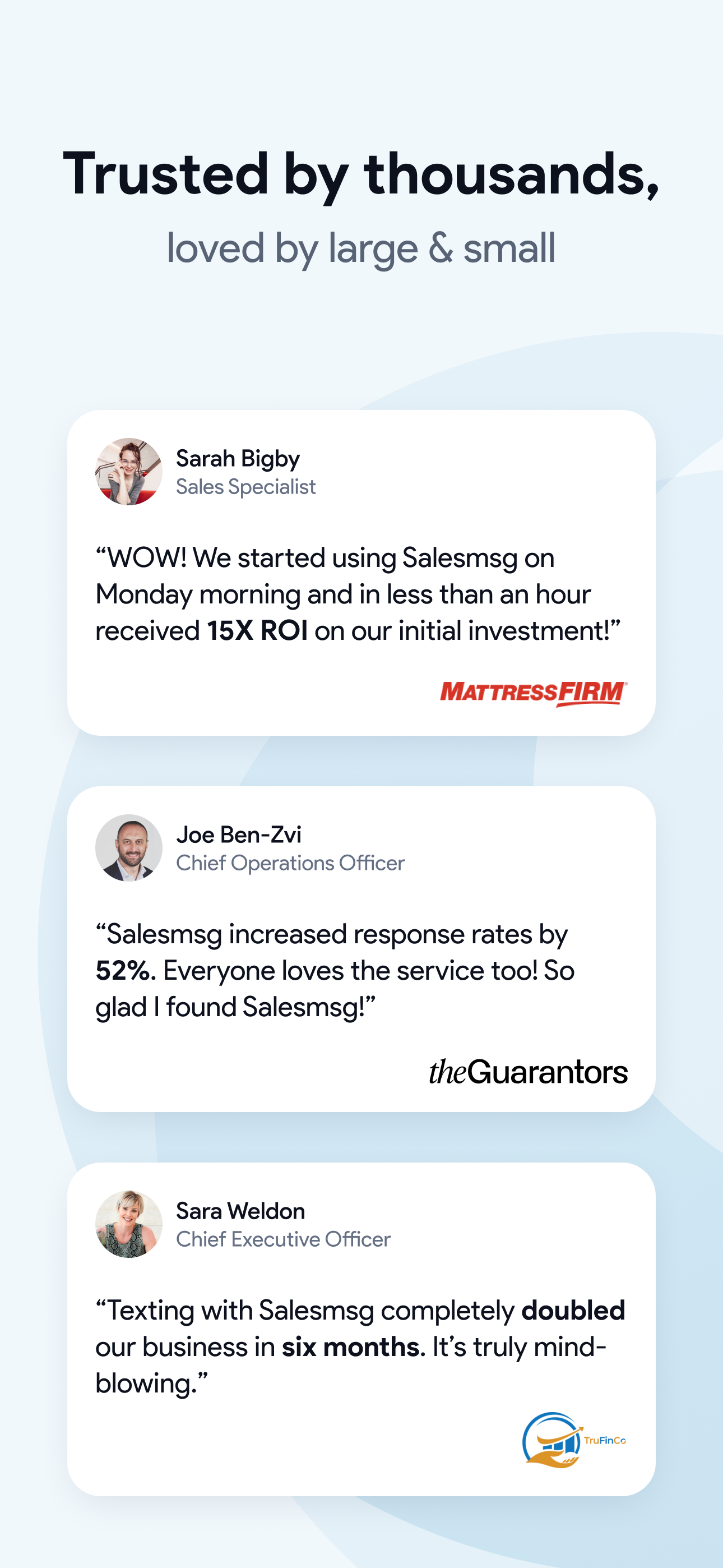 Salesmsg - SMS & Calling
