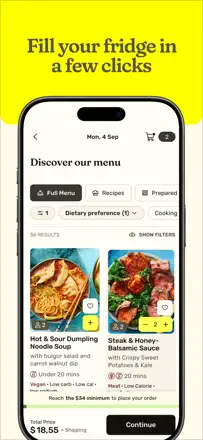 Marley Spoon : capture d’écran 3 sur 7
