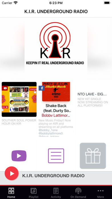 K.I.R. UNDERGROUND RADIO Screenshot