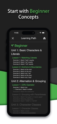 RegEx - Learning Screenshot 3 of 5