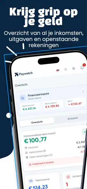 Paywatch: Financieel overzicht screenshot 1