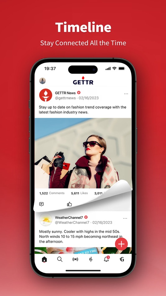 #4. GETTR - A Marketplace of Ideas (iOS) 由: GETTR USA, Inc