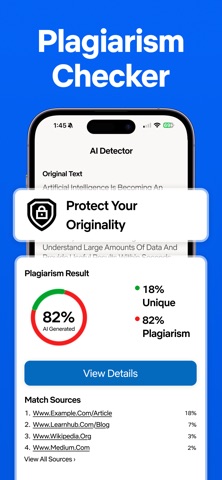 Plagiarism Checker & Detector! iPhone screenshot