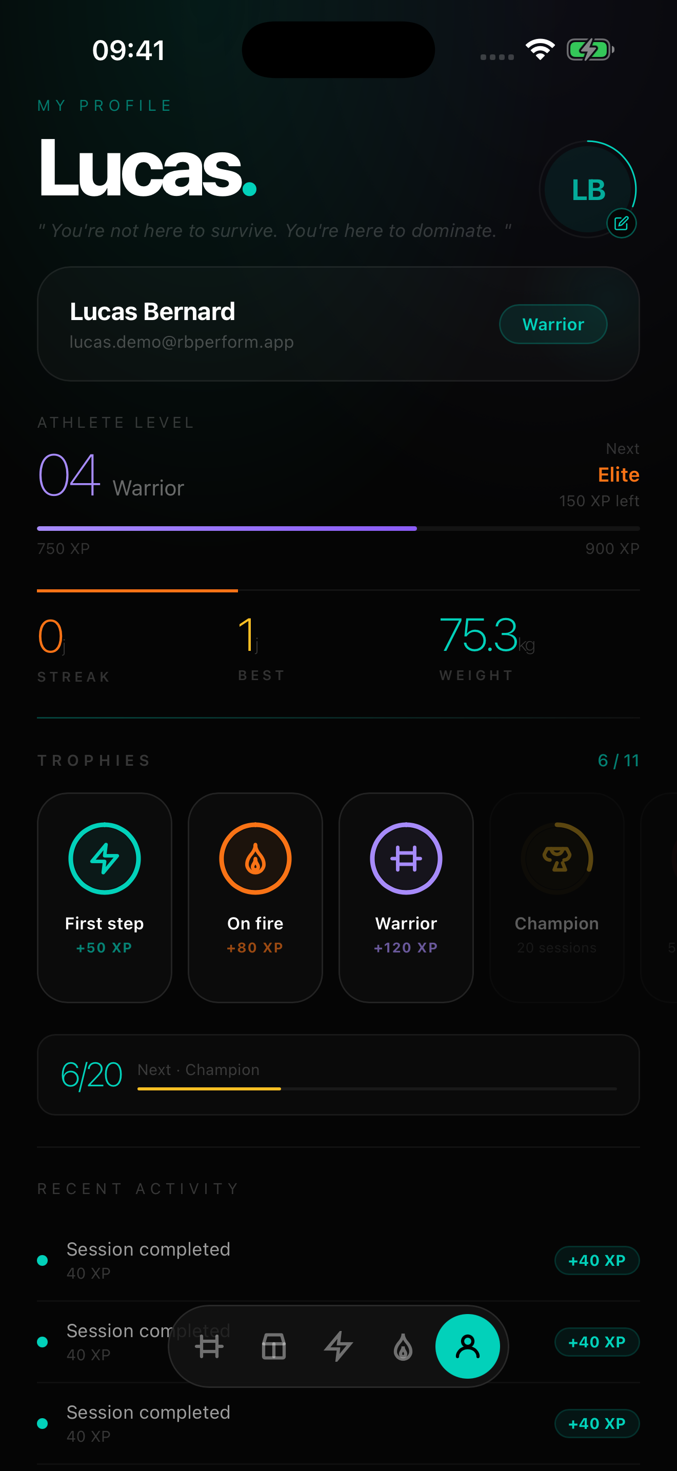 RB perform screenshot 6