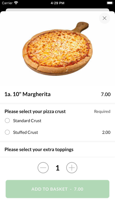 Rio Pizzeria. Screenshot