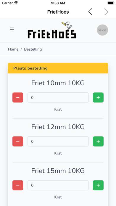 FrietHoes Screenshot