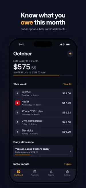 Ödexi: Bill & Payment Tracker screenshot 1
