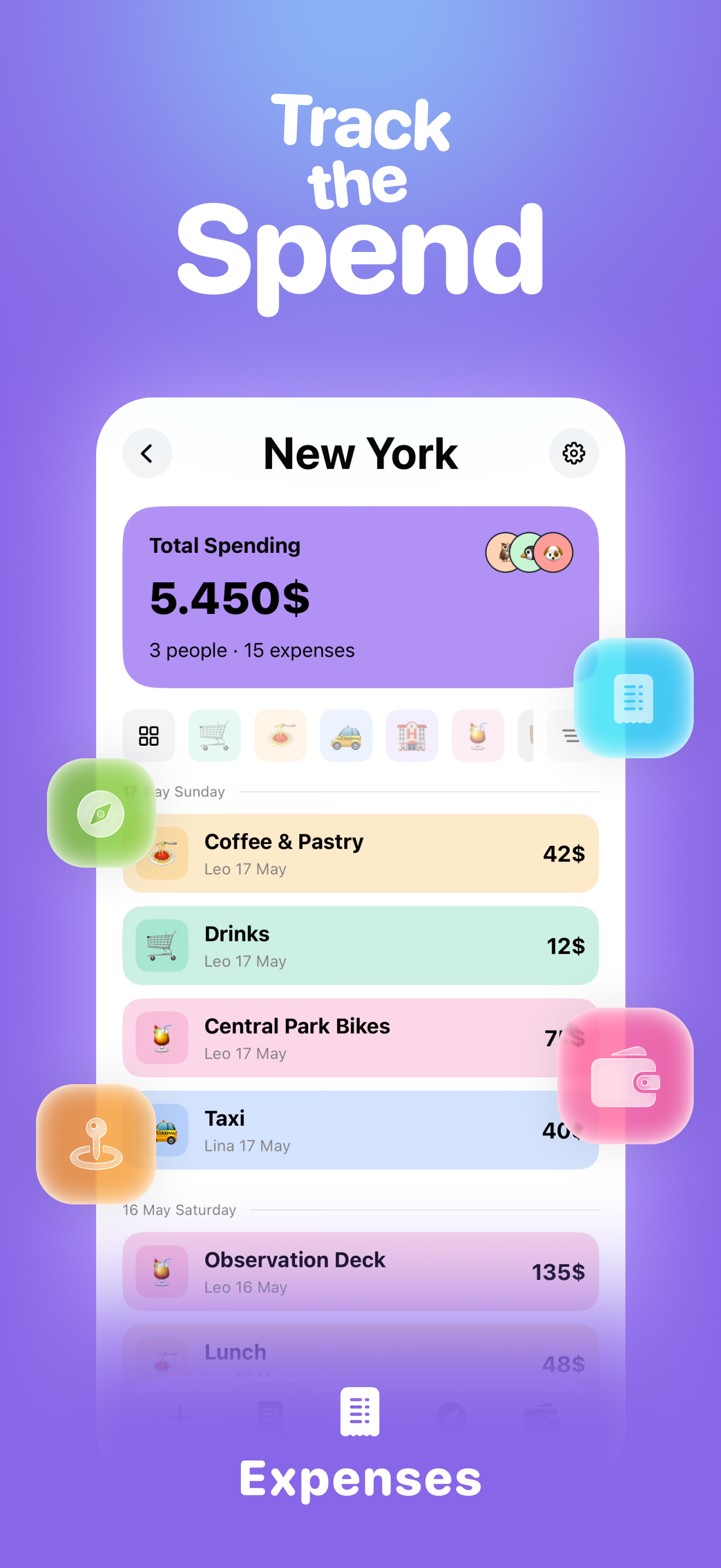 TravelTab: Split Expenses screenshot 2