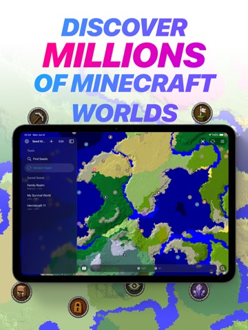 Seed Map Pro for Minecraft iPad screenshot