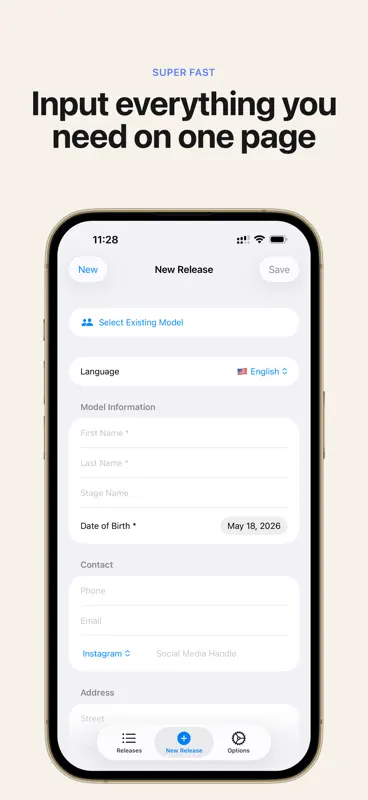 Fast Release - Model Releases screenshot 2 of 6