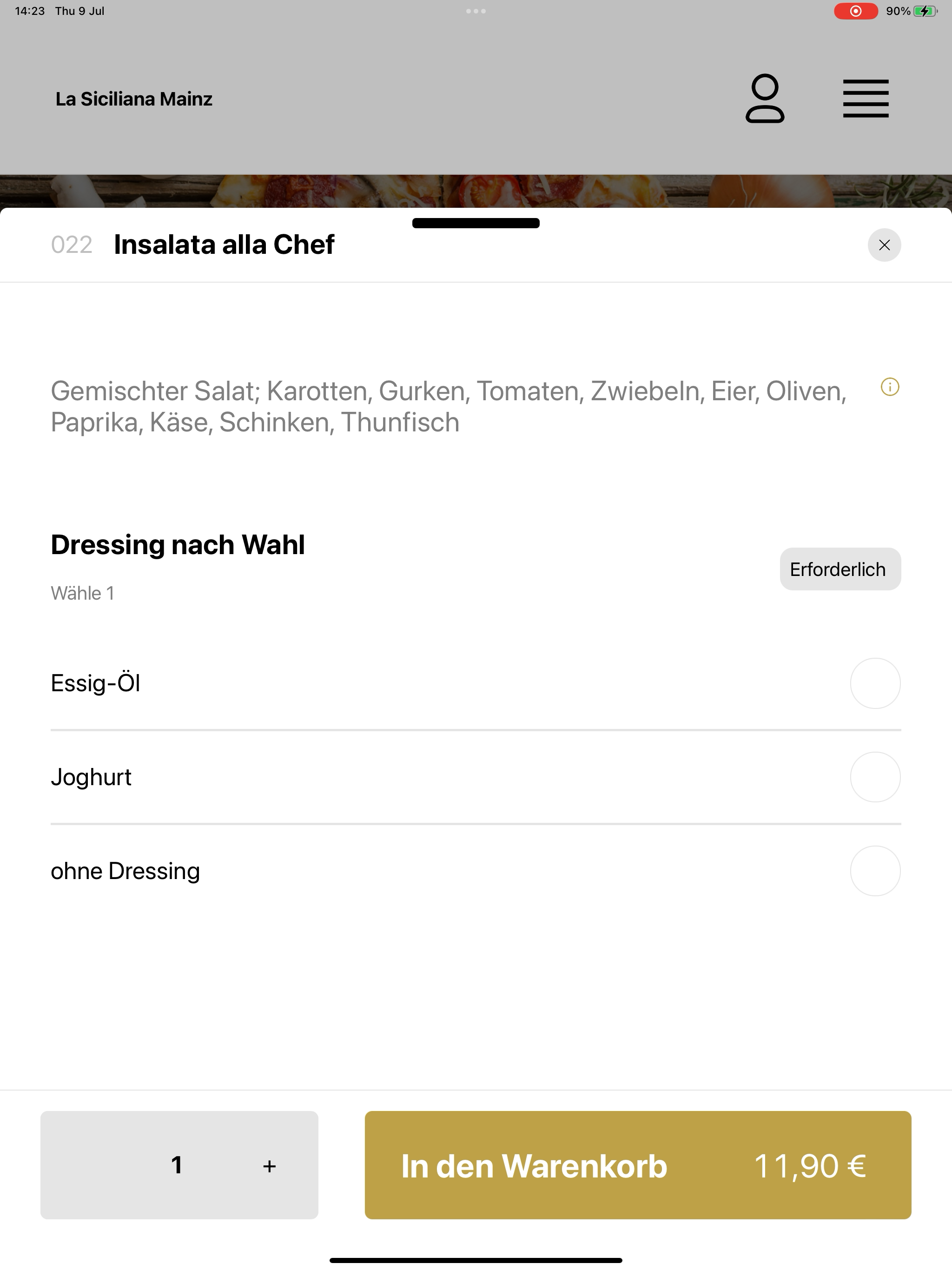 La Siciliana Mainz screenshot 16