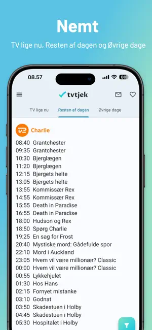 Tvtjek - Dansk TV-Guide screenshot 2