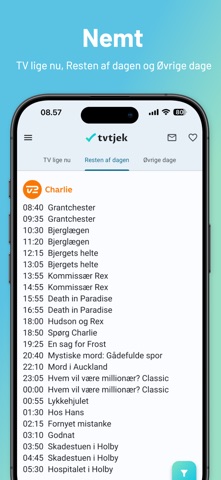 Tvtjek - Dansk TV-Guide screenshot