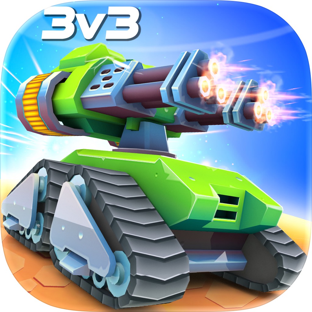 Apple App Store cover for Tanks a Lot: 3v3 Tank Battles