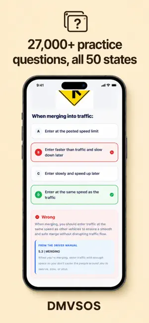 DMVSOS: DMV Practice Test screenshot 3