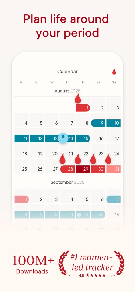 Clue Period & Cycle Tracker - Pianifica con il Calendario