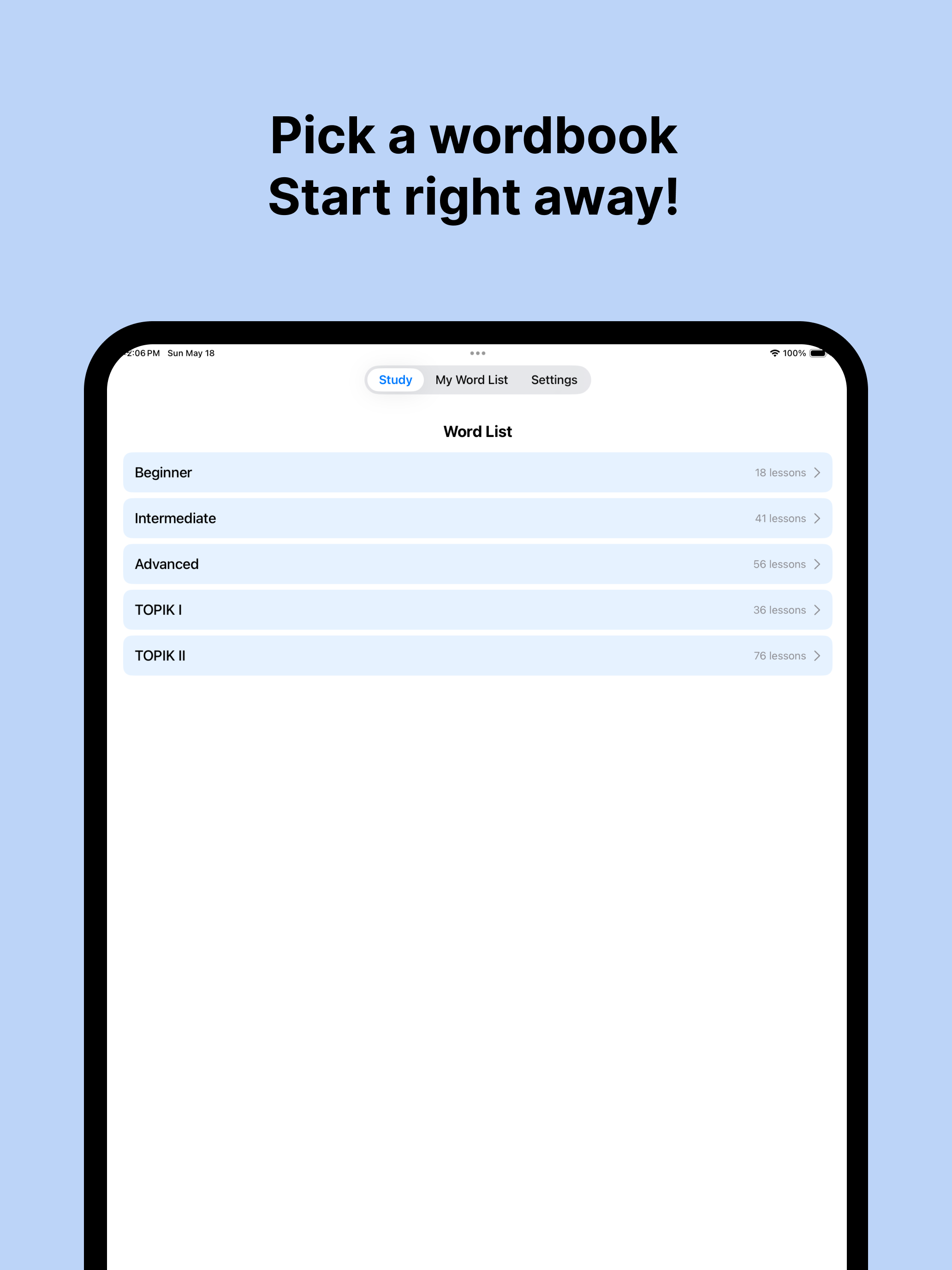 Korean Word Flashcards