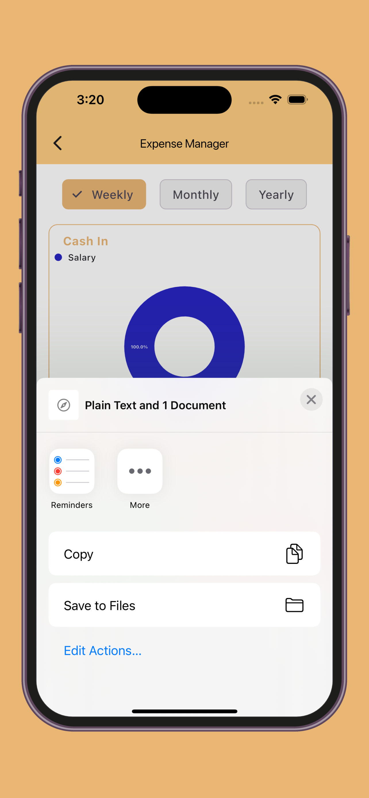 My Expense Manager and Tracker