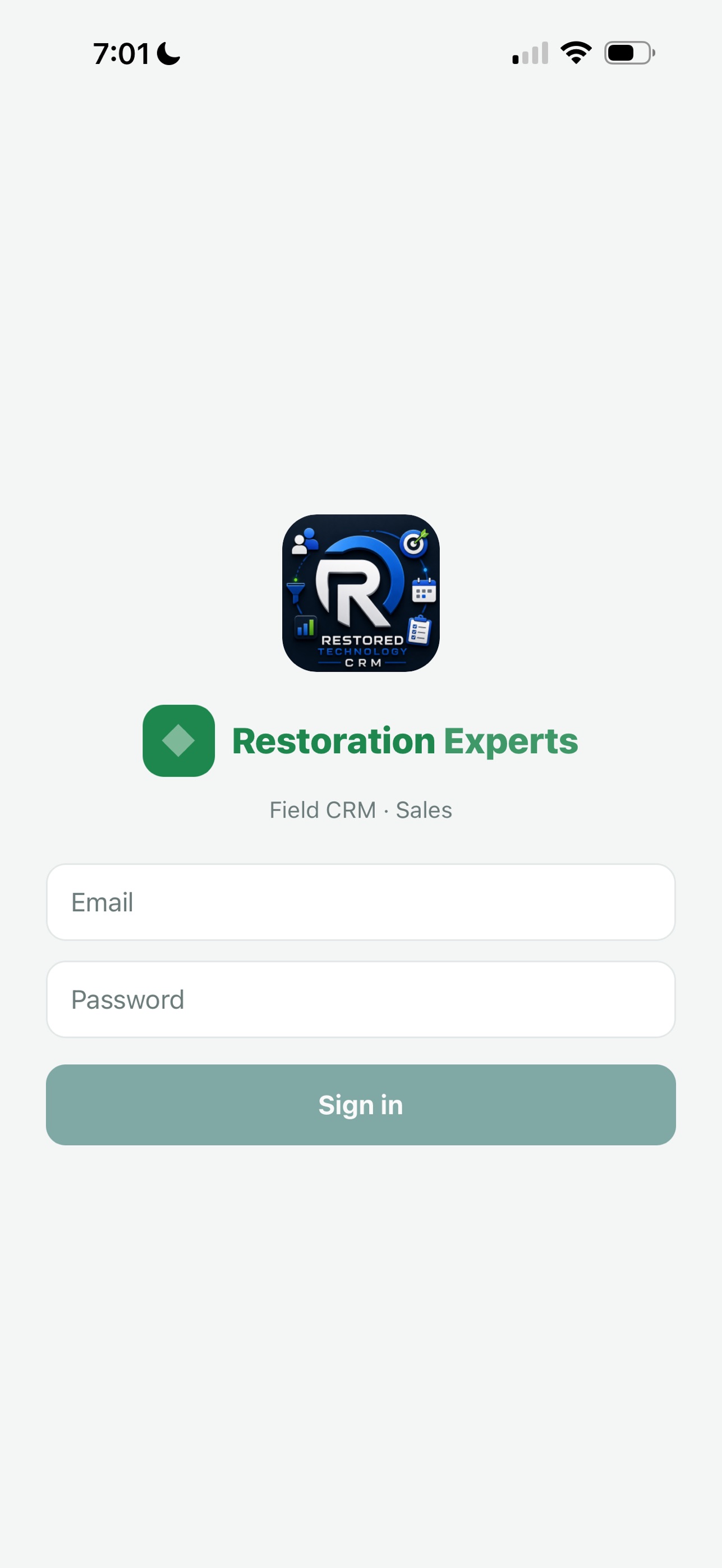 Screenshot 1 of RestoredOS CRM