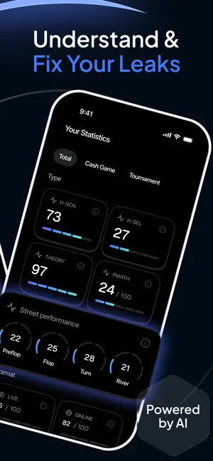 Runout Poker Trainer GTO Coach screenshot 2