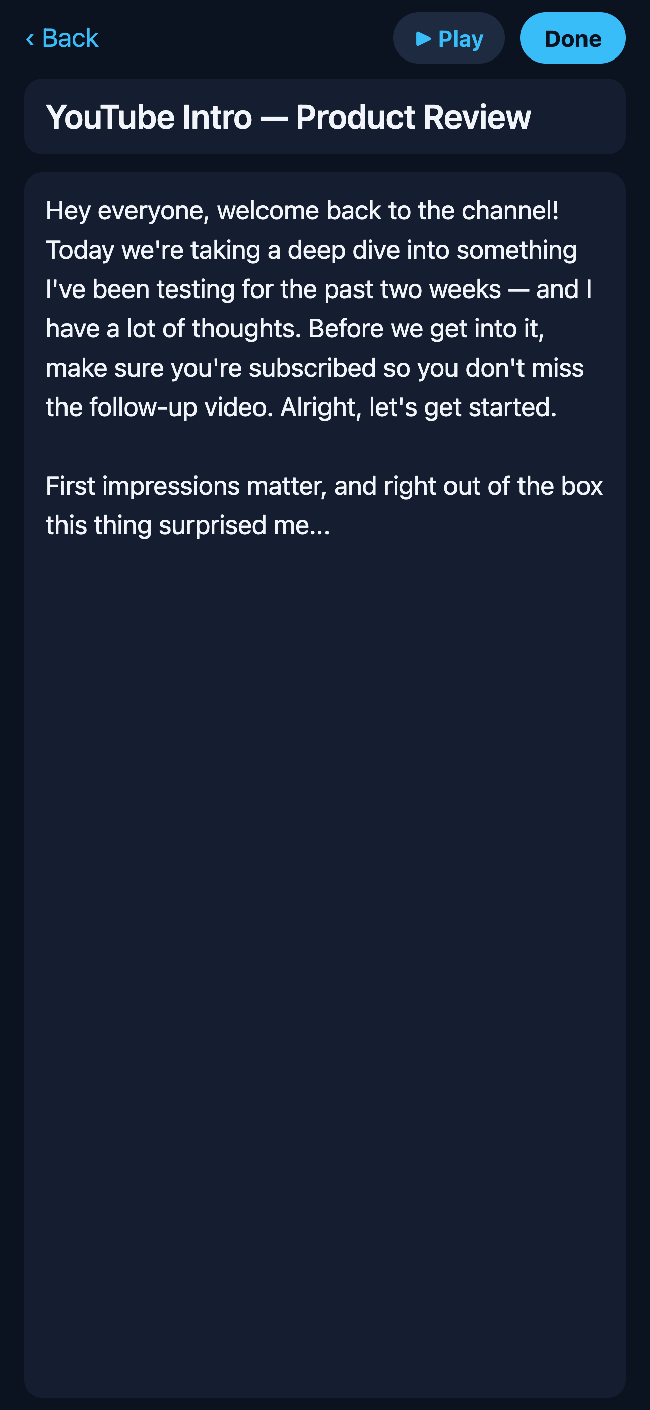 AI Teleprompter: Script Reader screenshot 2