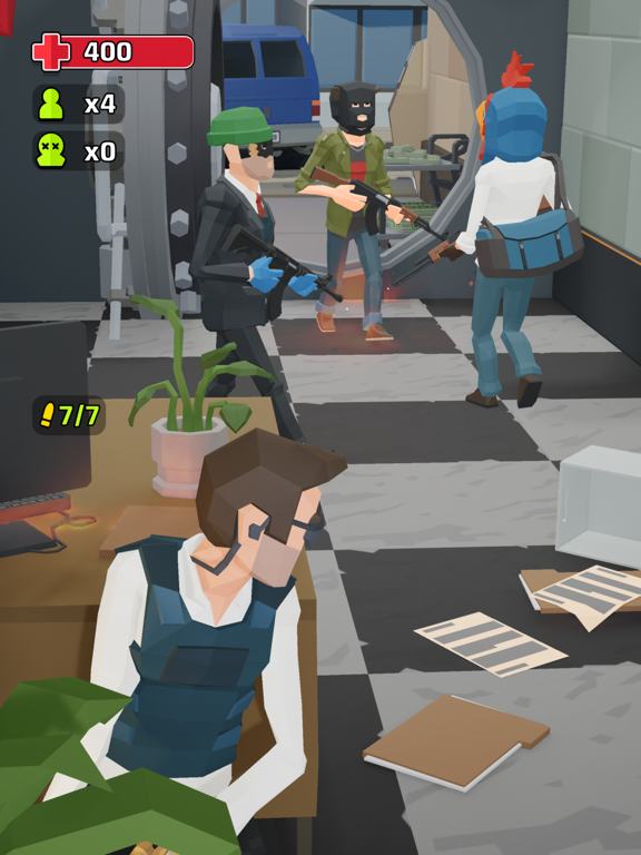 Crime City: Bank Robbery iPad screenshot 8 - Games app