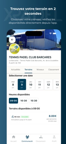 XPadel screenshot