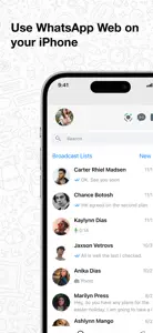 Messenger Web screenshot #1 for iPhone