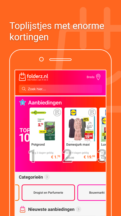 Folderz.nl Alle nieuwe folders Screenshot