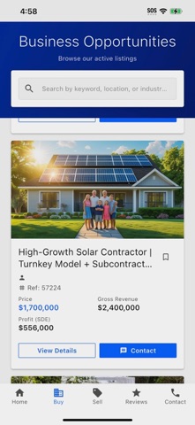 Grand Business Brokers iPhone screenshot
