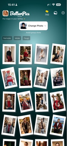 BetterPics Studio Photoshoot iPhone screenshot