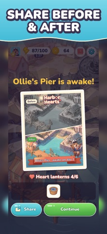 Harbor Hearts: Cozy Merge Town screenshot 6