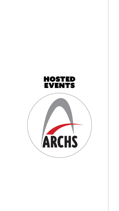 ARCHS Hosted Events Screenshot