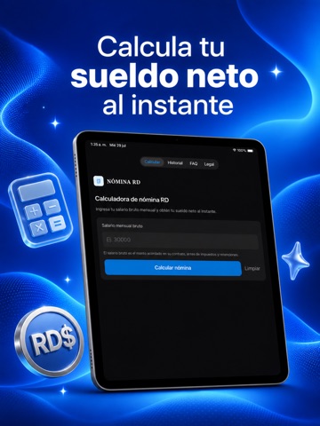 NominaRD iPad screenshot