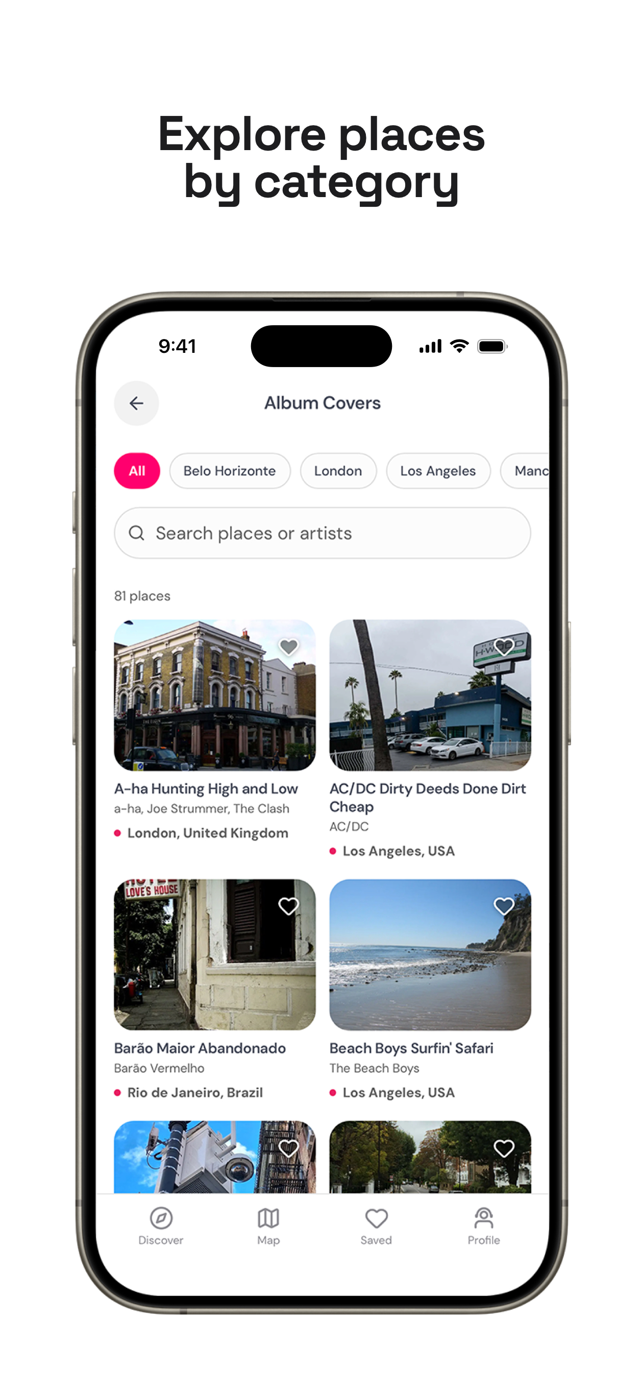 B-Side Map: Music Travel Guide screenshot 4