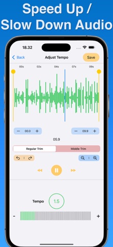 Music Speed Changer - Audio iPhone screenshot