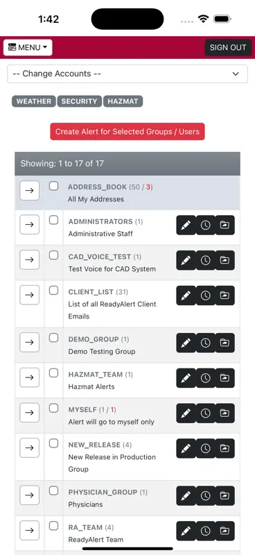 ReadyAlert Mobile screenshot 3 of 5