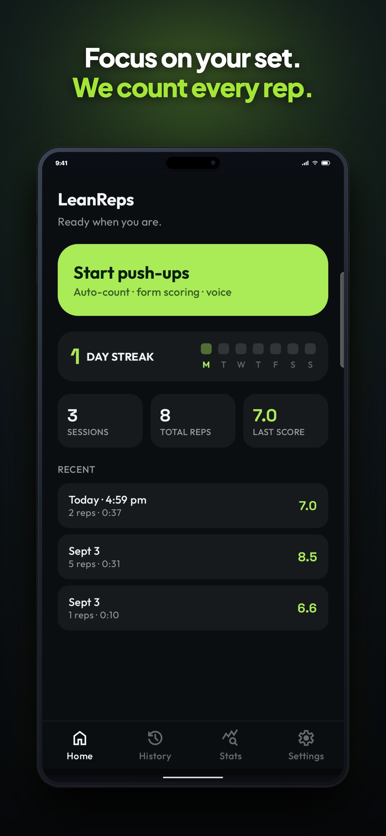 Screenshot 2 of LeanReps